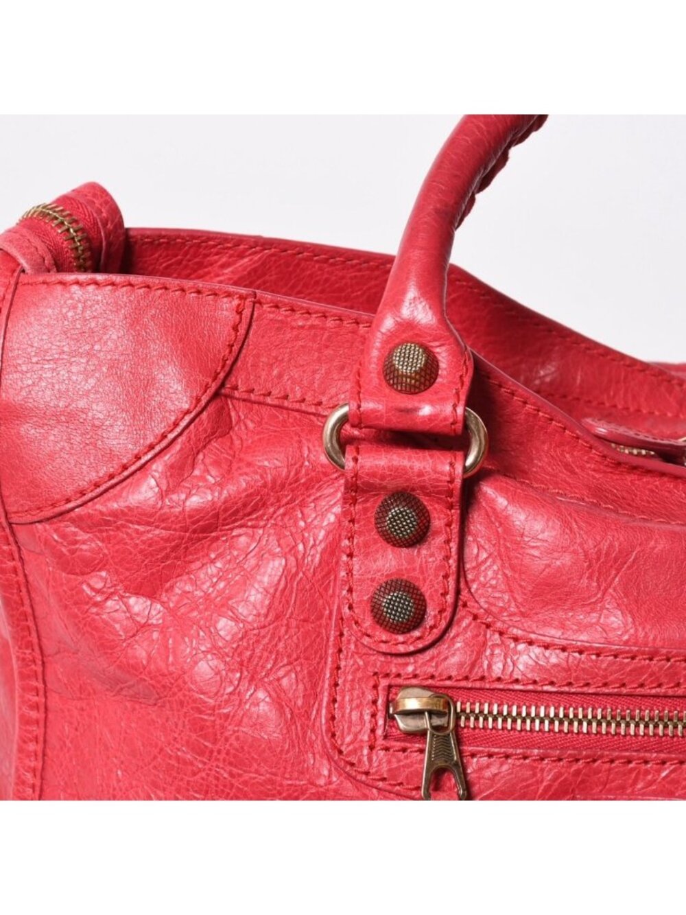 Balenciaga 2-Way Shoulder Bag Giant City Pink Gold - Picture 11 of 16